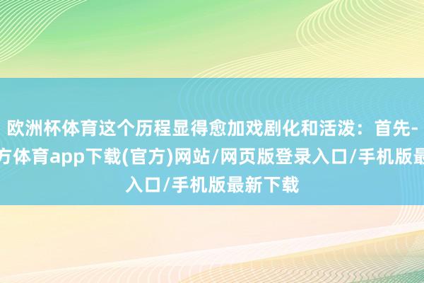 欧洲杯体育这个历程显得愈加戏剧化和活泼：首先-世博官方体育app下载(官方)网站/网页版登录入口/手机版最新下载