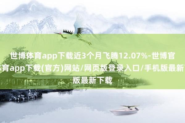 世博体育app下载近3个月飞腾12.07%-世博官方体育app下载(官方)网站/网页版登录入口/手机版最新下载