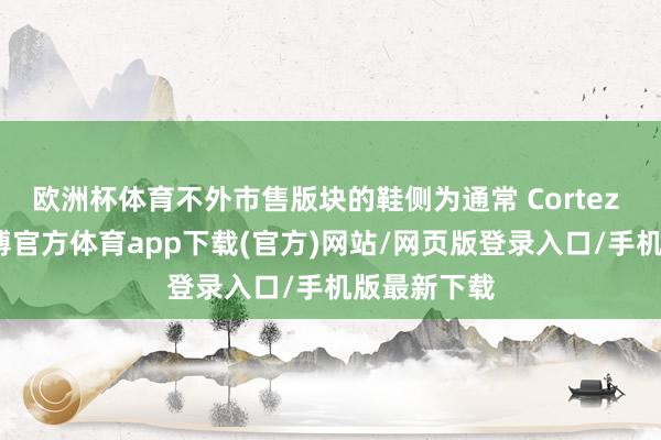 欧洲杯体育不外市售版块的鞋侧为通常 Cortez 的尼龙-世博官方体育app下载(官方)网站/网页版登录入口/手机版最新下载