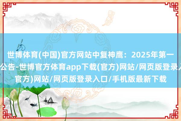 世博体育(中国)官方网站中复神鹰：2025年第一次临时鼓舞大会决策公告-世博官方体育app下载(官方)网站/网页版登录入口/手机版最新下载