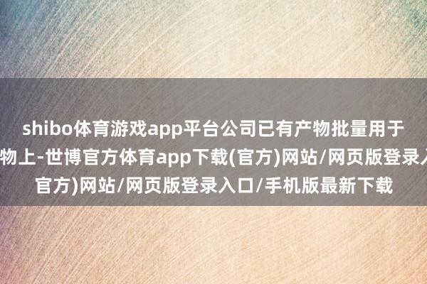 shibo体育游戏app平台公司已有产物批量用于利用氮化镓工夫的产物上-世博官方体育app下载(官方)网站/网页版登录入口/手机版最新下载