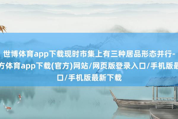 世博体育app下载现时市集上有三种居品形态并行-世博官方体育app下载(官方)网站/网页版登录入口/手机版最新下载