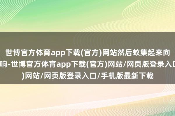 世博官方体育app下载(官方)网站然后蚁集起来向好意思国去施加影响-世博官方体育app下载(官方)网站/网页版登录入口/手机版最新下载
